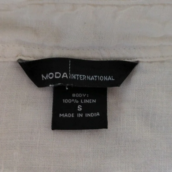 Victorian Style Linen Blouse - Picture 5 of 5